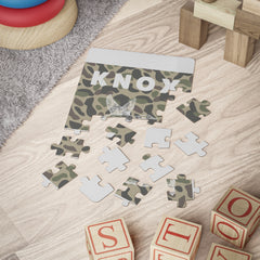 Kids Puzzle — Personalizable Camouflage Duck 30-Piece