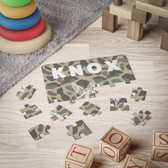 Kids Puzzle — Personalizable Camouflage Duck 30-Piece