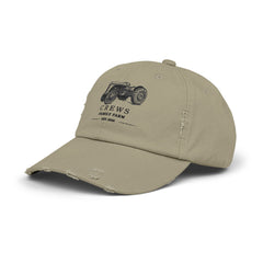 Distressed Tractor Cap — "Crews Family Farm" Vintage Farmers Hat