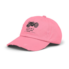 Distressed Tractor Cap — "Crews Family Farm" Vintage Farmers Hat