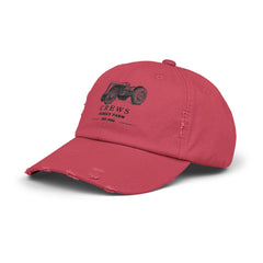 Distressed Tractor Cap — "Crews Family Farm" Vintage Farmers Hat